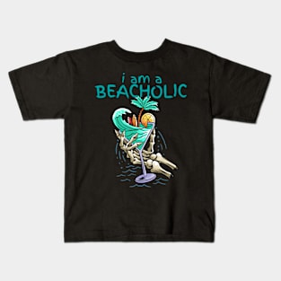 I Am A Beacholic Kids T-Shirt